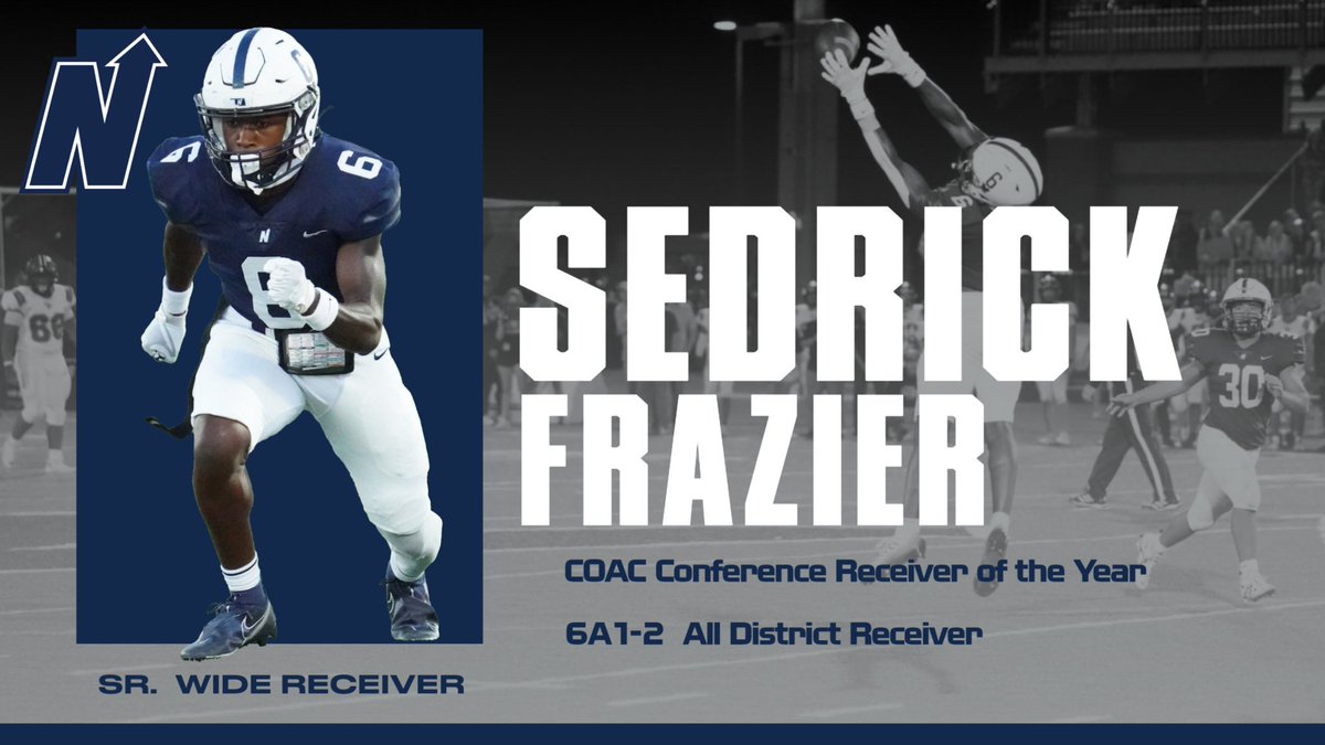 Edmond North Athletics (@north_edmond) on Twitter photo ๐Congrats to <a href="/FrazierSedrick/">Sedrick Frazier, Jr. (Godโs Child)</a> on being named 1st Team All District Receiver and COAC Conference Receiver of the Year!๐ #HuskyNation #beGREAT @edmond_football ๐Congrats to <a href="/FrazierSedrick/">Sedrick Frazier, Jr. (Godโs Child)</a> on being named 1st Team All District Receiver and COAC Conference Receiver of the Year!๐ #HuskyNation #beGREAT @edmond_football