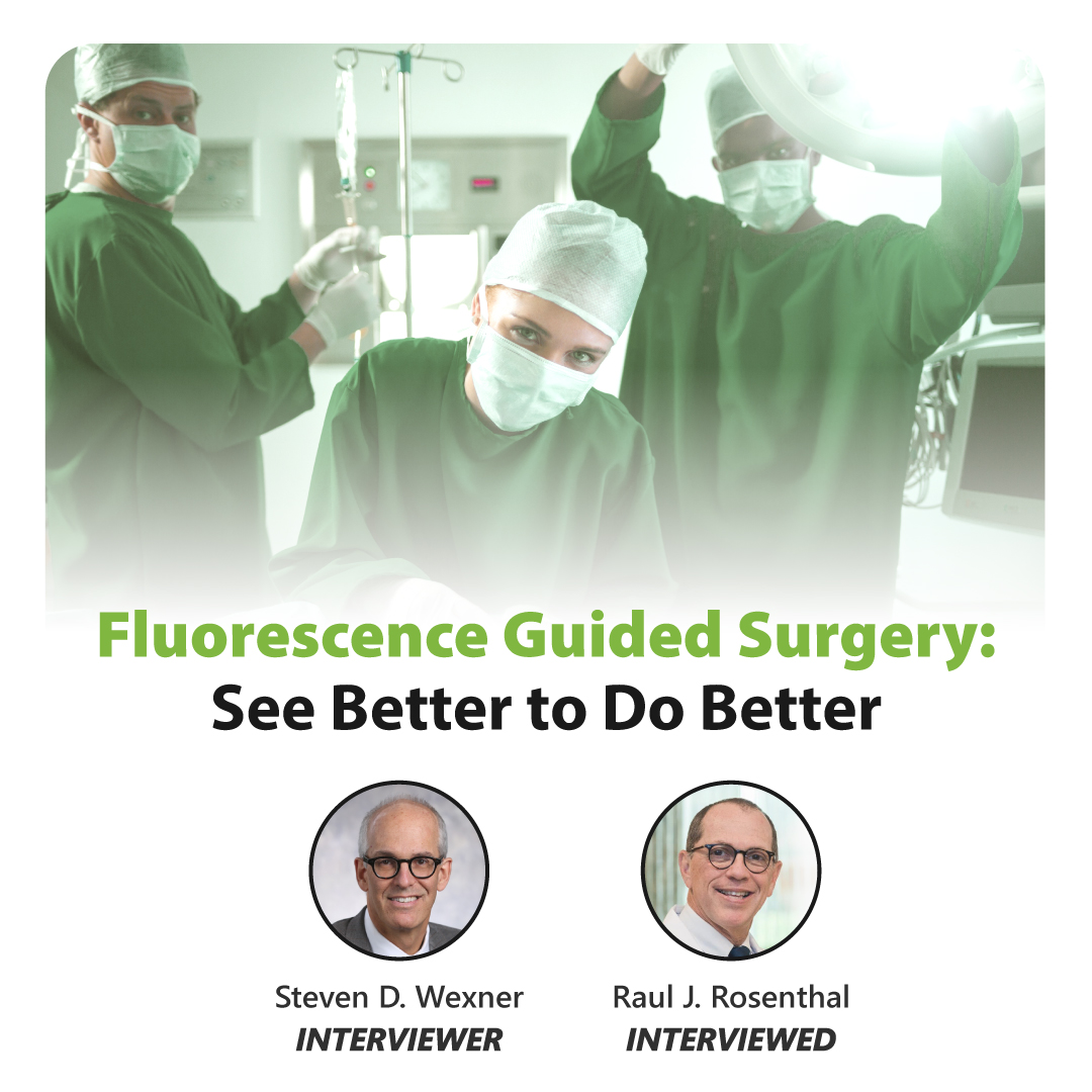✔️ Discussion of advances in fluorescence-guided surgery

👉 LINK INTERVIEW: youtube.com/watch?v=DY6DEH…

Steven D. Wexner, MD, PhD, FACS, FRCSEng, FRCSEd, speaks with Raul J. Rosenthal, MD, FACS, FASMBS, about how surgeons can use this quickly evolving technology in their practice.