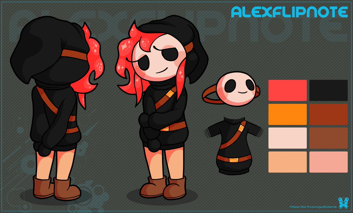 Guillotamaa's tweet image. Ref Sheet Commission for @AlexFlipnote!

ko-fi.com/guillotama
