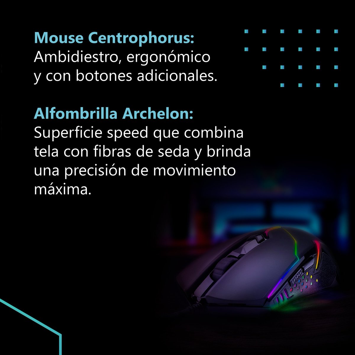 semtic_it's tweet photo. Pensamos en la experiencia del gaming desde la relevancia de la comodidad, la precisión y maniobrabilidad. Visita nuestra tienda para que armes tú equipo ideal para la batalla virtual. 

Productos disponible en https://t.co/kqJiEerYOu

#Semtic #Gamers #Gaming #RealidadVirtual https://t.co/QvtzCqEjc5