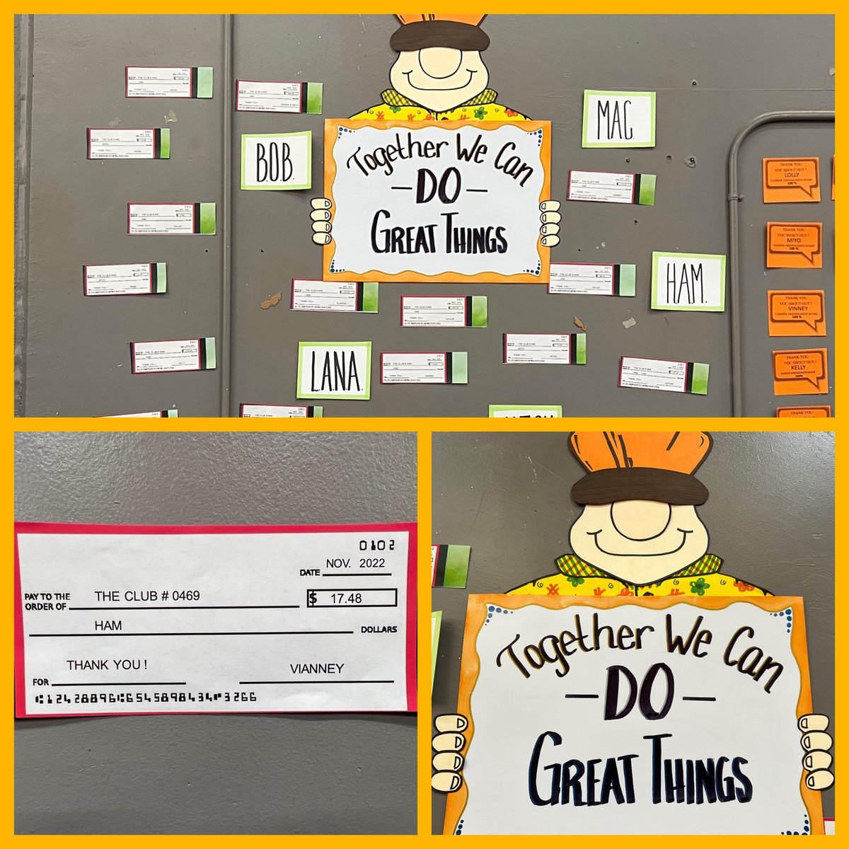 Colin (@0469_colinfes) on Twitter photo The Clubs Recovery wall is getting filled up! Thanks to our cashiers for using best practices! <a href="/zeeepee/">Zinnia Padilla</a> <a href="/D66Celest/">Sheldon Celestine 🇹🇹🇺🇸</a> @LopezRossanna <a href="/JosephSEdwards/">joseph edwards</a> <a href="/minirex86/">Ray Zimmerman</a> <a href="/JakeFromDaDepot/">Jacob Hayes</a> The Clubs Recovery wall is getting filled up! Thanks to our cashiers for using best practices! <a href="/zeeepee/">Zinnia Padilla</a> <a href="/D66Celest/">Sheldon Celestine 🇹🇹🇺🇸</a> @LopezRossanna <a href="/JosephSEdwards/">joseph edwards</a> <a href="/minirex86/">Ray Zimmerman</a> <a href="/JakeFromDaDepot/">Jacob Hayes</a>