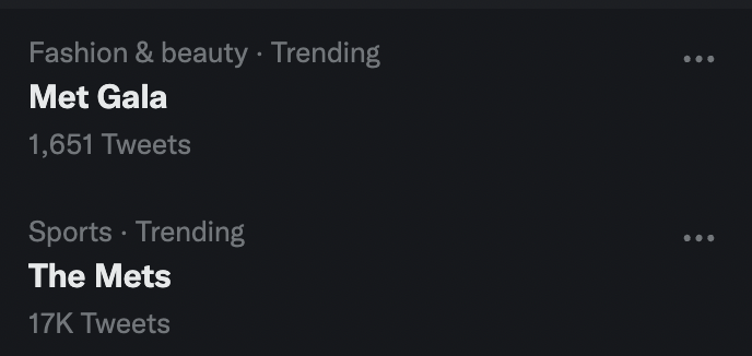 Curious about the Venn Diagram of Tweets here #TheMetsGala