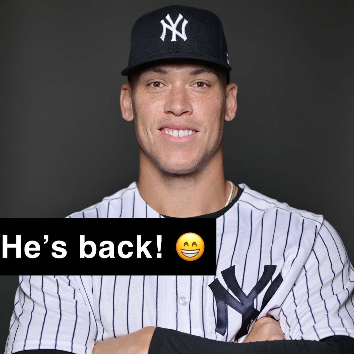 hotesquinapod's tweet photo. ICYMI 👀

@Seannegron26 @CrankYanks &amp; @ElijahsDadNYY were LIVE earlier breaking down #AaronJudge re-signing with the #Yankees for 9 years $360 Million &amp; what’s next for #NYY

Listen/Watch on⬇️ 
https://t.co/5Ila2WIcgn

#AllRise #HereComesTheJudge #NextCaptain #RepBX #HotEsquina https://t.co/iBh5h7a3KO