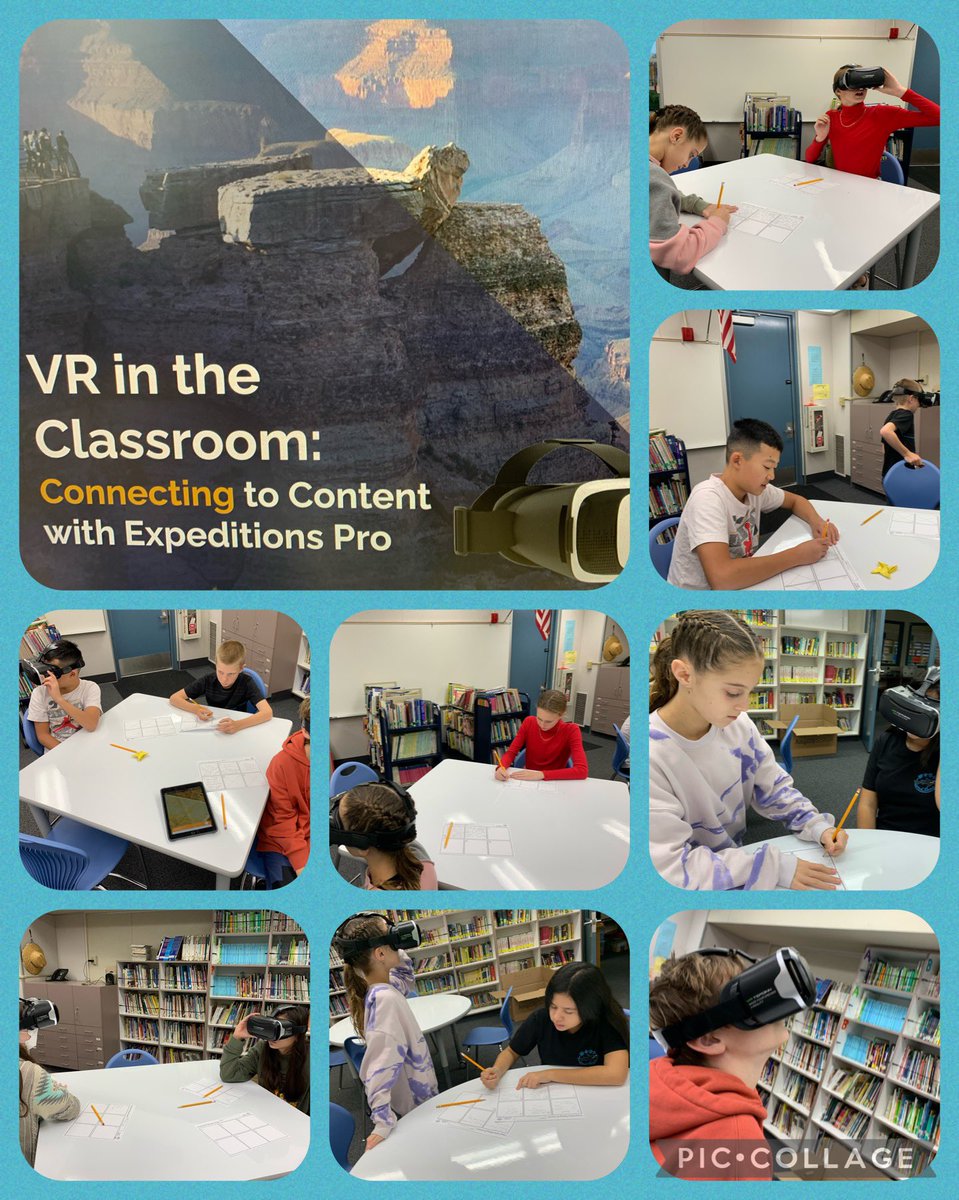 5th and 6th graders went to the 7 Wonders of the World today using the @expeditionspro app and VR goggles!  Sparked so many questions! #svusdshines <a href="/SVUSDedtech/">SVUSDedtech</a>