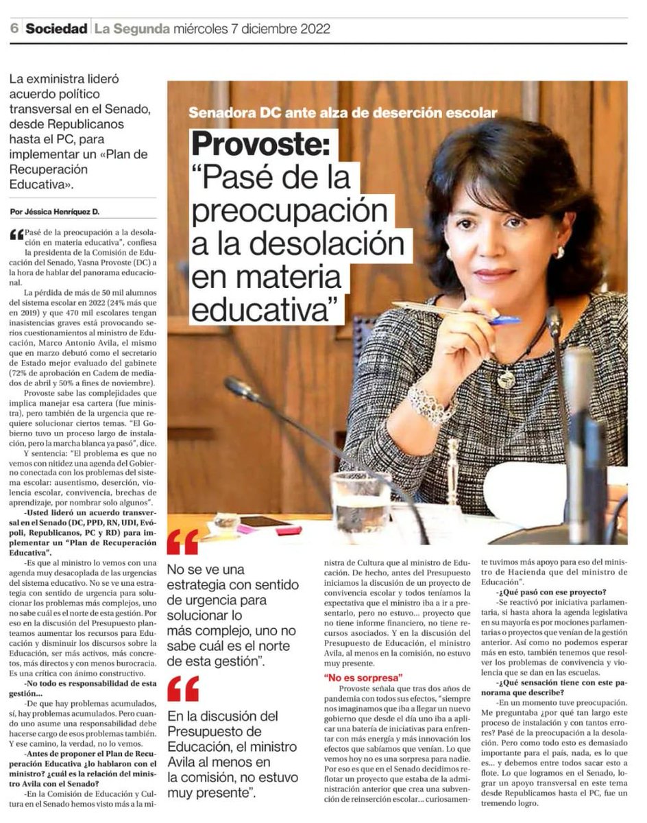 ernestotironi's tweet photo. Ahora está sorprendida de los nefastos resultados de su Reforma Educacional hecha con Bachelet!!!       Se le advirtió hasta el agotamiento. Nunca quiso escuchar. Tampoco la evidencia técnica! La ideología enceguece. https://t.co/Z4Ti4UnjTA