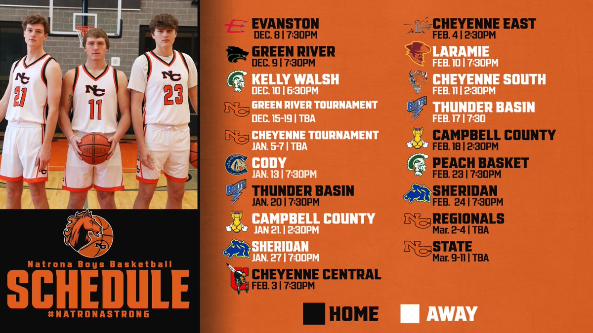 There was an error on the previous post. This is the correct schedule for the 2022-23 season. Go Mustangs!
