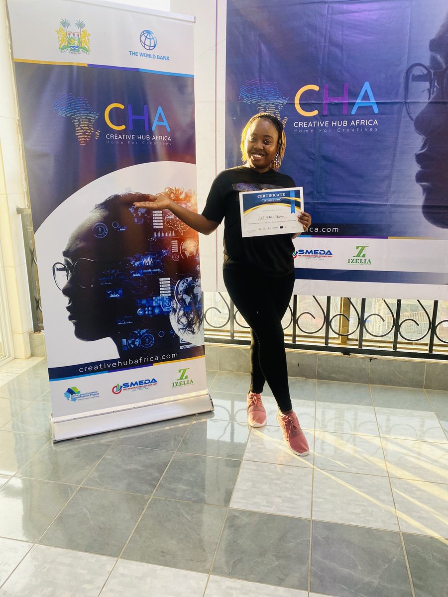 JusuDonalda's tweet photo. The Edu-Tech team won 🥇 the competition at @CreativehubAfr #greatness requires #sacrifices. https://t.co/8q7uWpLJe3