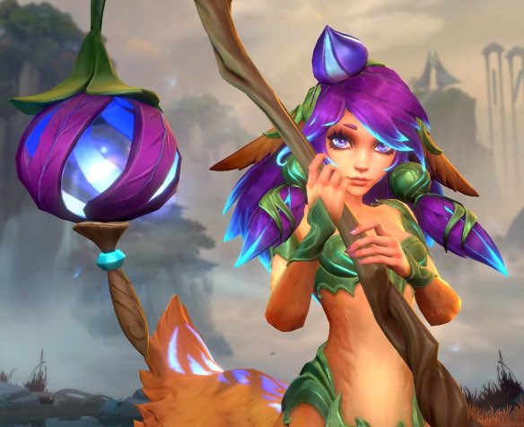 Why does Wild Rift Lillia have the bisexual neurodivergent slut stare wtf y’all can’t do this to me https://t