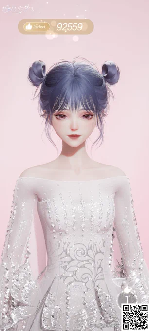 キャラクリできた!キャワイ〜!!!服選びたい 