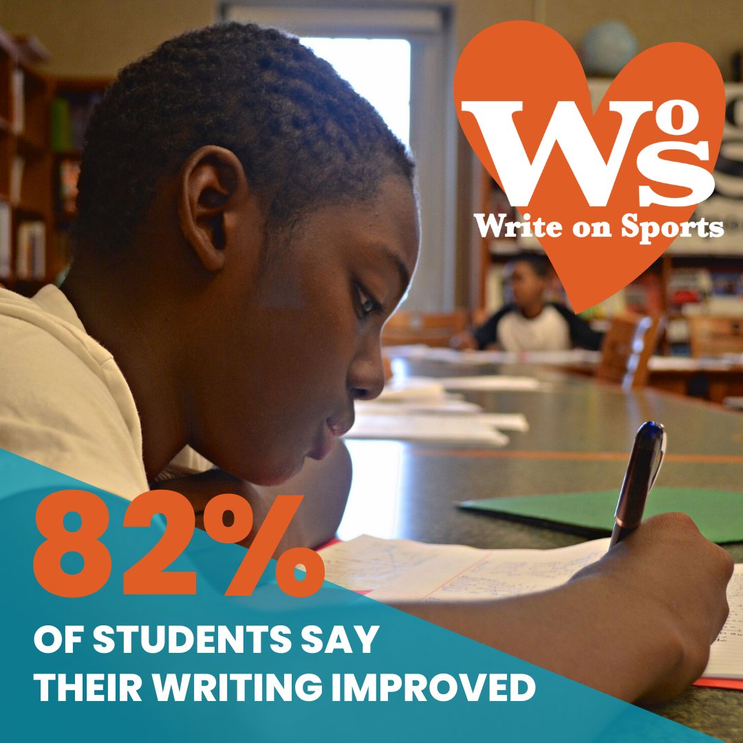 WriteonSports's tweet photo. “Students learn that anything is possible with passion, effort, and the support of people who care.”

If you believe in our mission and are interested in donating, giving time or other ways of support, visit our website https://t.co/f9UKpEeW4d 
#WriteonSports #literacy https://t.co/vM26X4nuq3