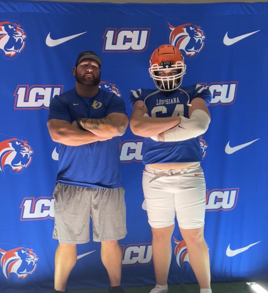 bradyodell2's tweet photo. Great visit today at LCU!#PineVegas @drewmaddox8 @Coach_Severio @jared_myatt @RecruitLouisian @LiveOakFB https://t.co/WDRLYF5gtZ