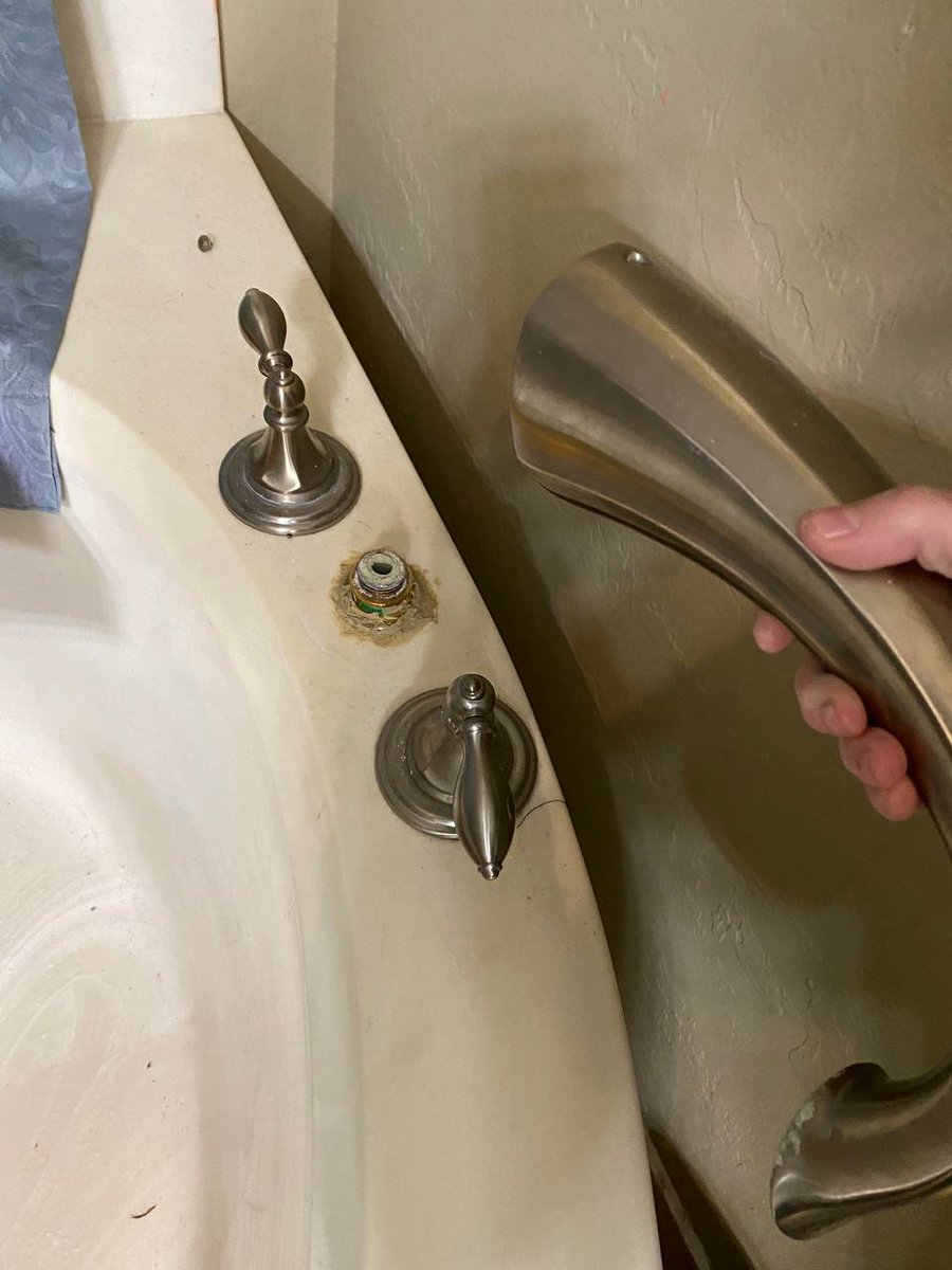 FlurryTigress's tweet photo. thanks for sending a plumber, its worse now. https://t.co/4Chw5KQxnv