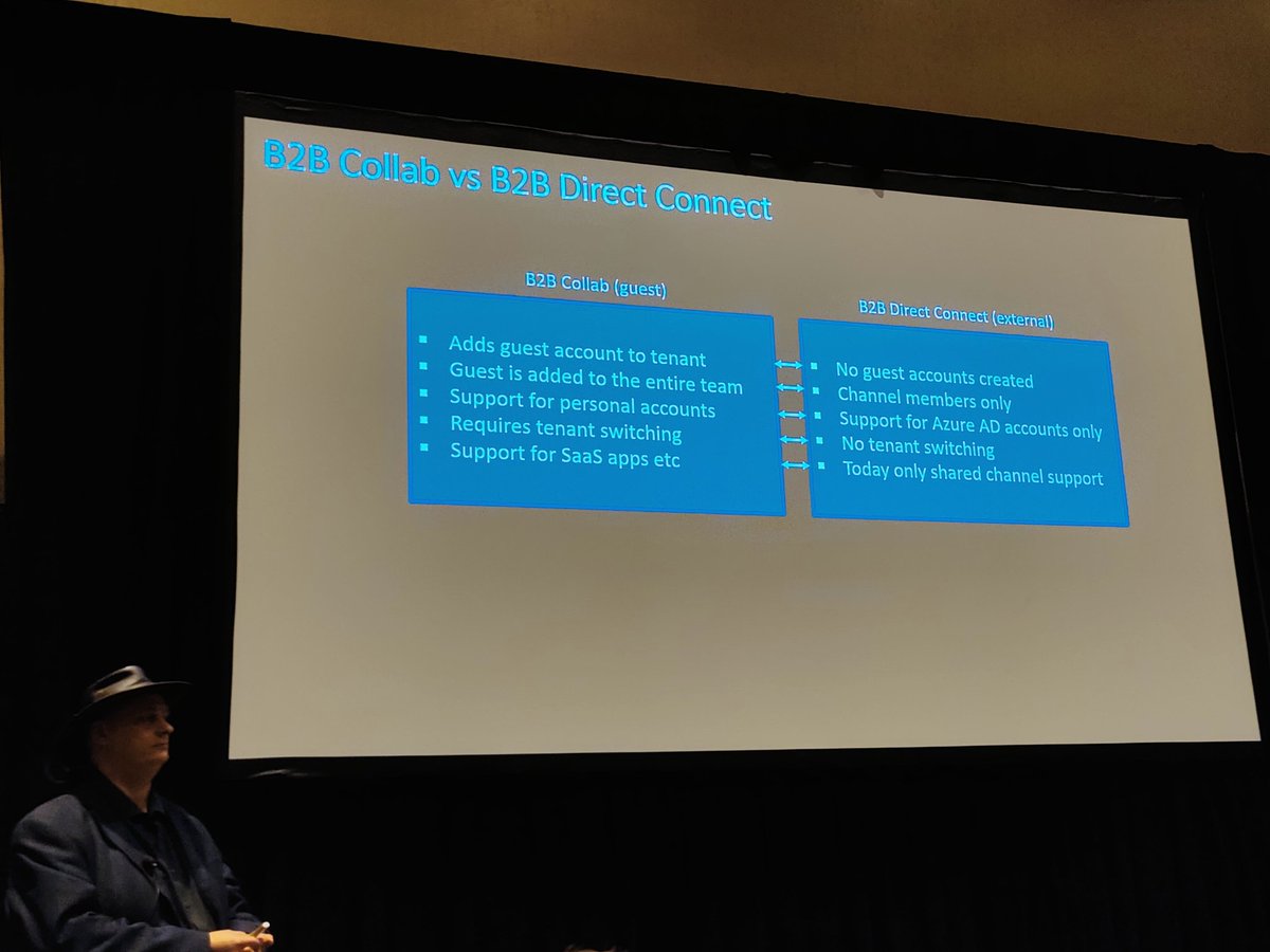 andresbohren's tweet image. All about #SharedChannels in #MicrosoftTeams from @deltanr1 and @vesanopanen at #M365Conf