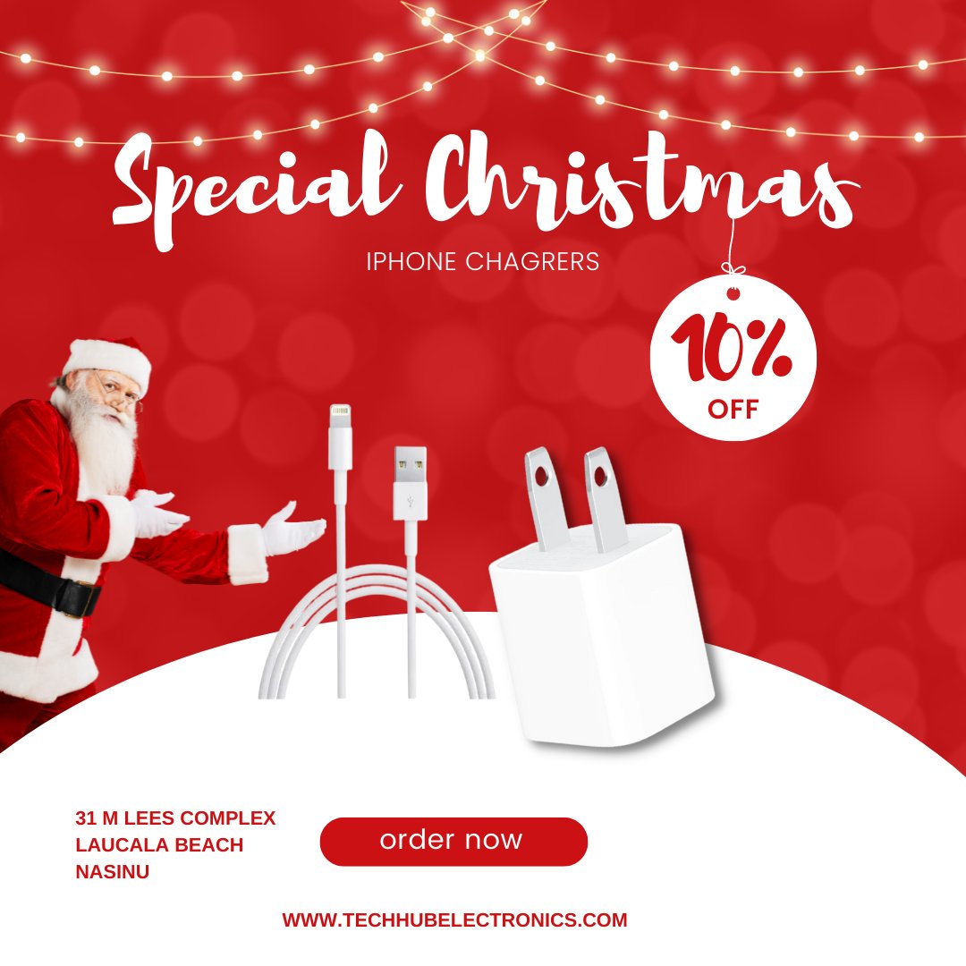 techhub_fj's tweet image. Never be without your phone charger again, our USB to lightning Cable and USB power adapter will keep you powered up on the go thischristmas✅✅💯 

Shop Here: rb.gy/pfr4gg

 #iphone #iphonecable #lightningcable #applecable #cable #chargingcable