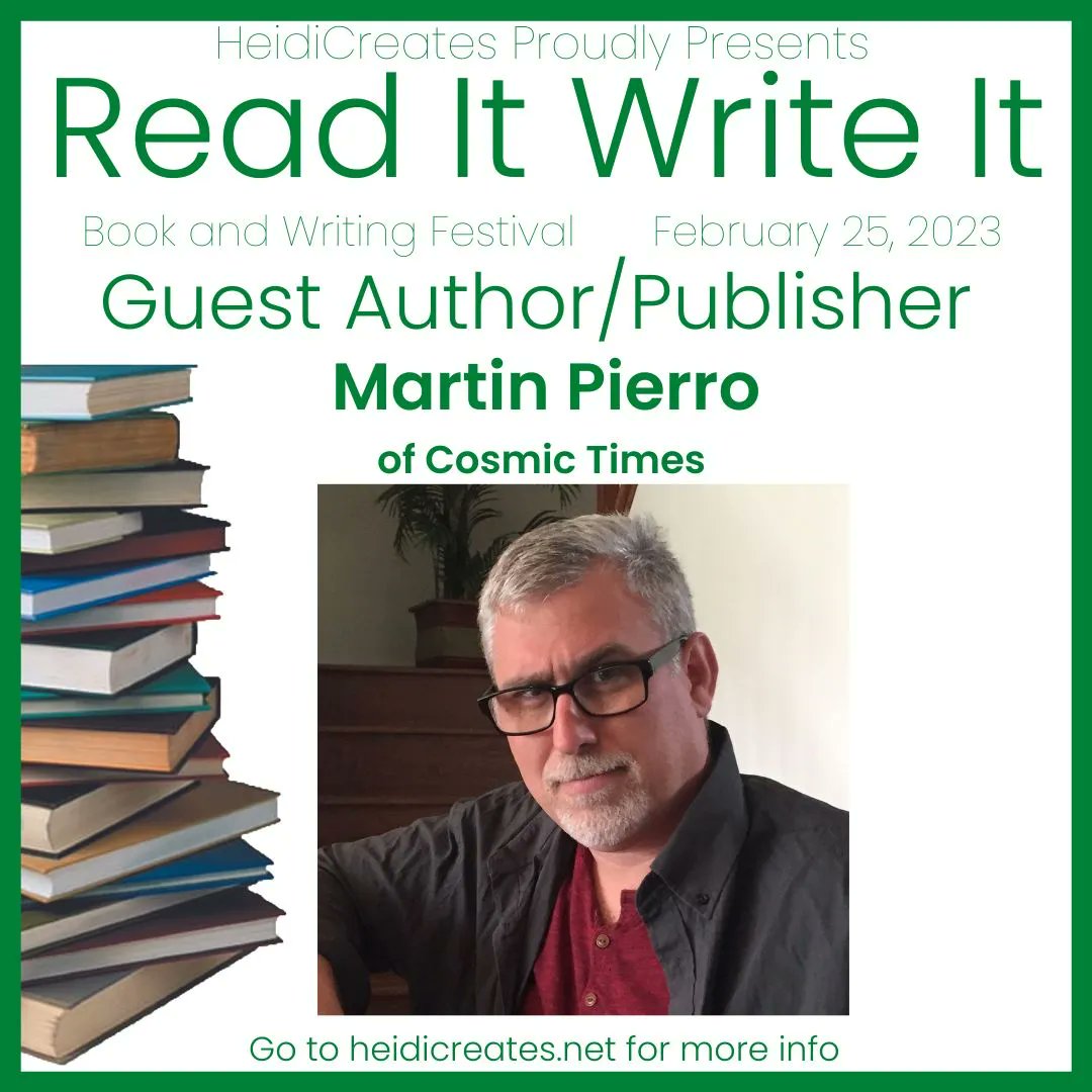 readitwriteitfl's tweet image. Read It Write It is excited to announce another Guest Author/Publisher. Help me in welcoming author and publisher Martin Pierro! 

#readitwriteitbookfest2023
#author
#guestauthor
#writer
#southflorida
#palmbeachculture
#bookfestival
#palmbeachcounty
#writing
#florida
#wellington