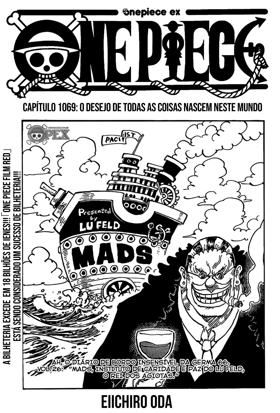 One Piece Ex  OPEX on X: MANGÁ DO SÉCULO! ━ O capítulo 1044 de One Piece  já está disponível na OPEX. Um bom mangá a todos ⬇️ #OnePiece1044    /