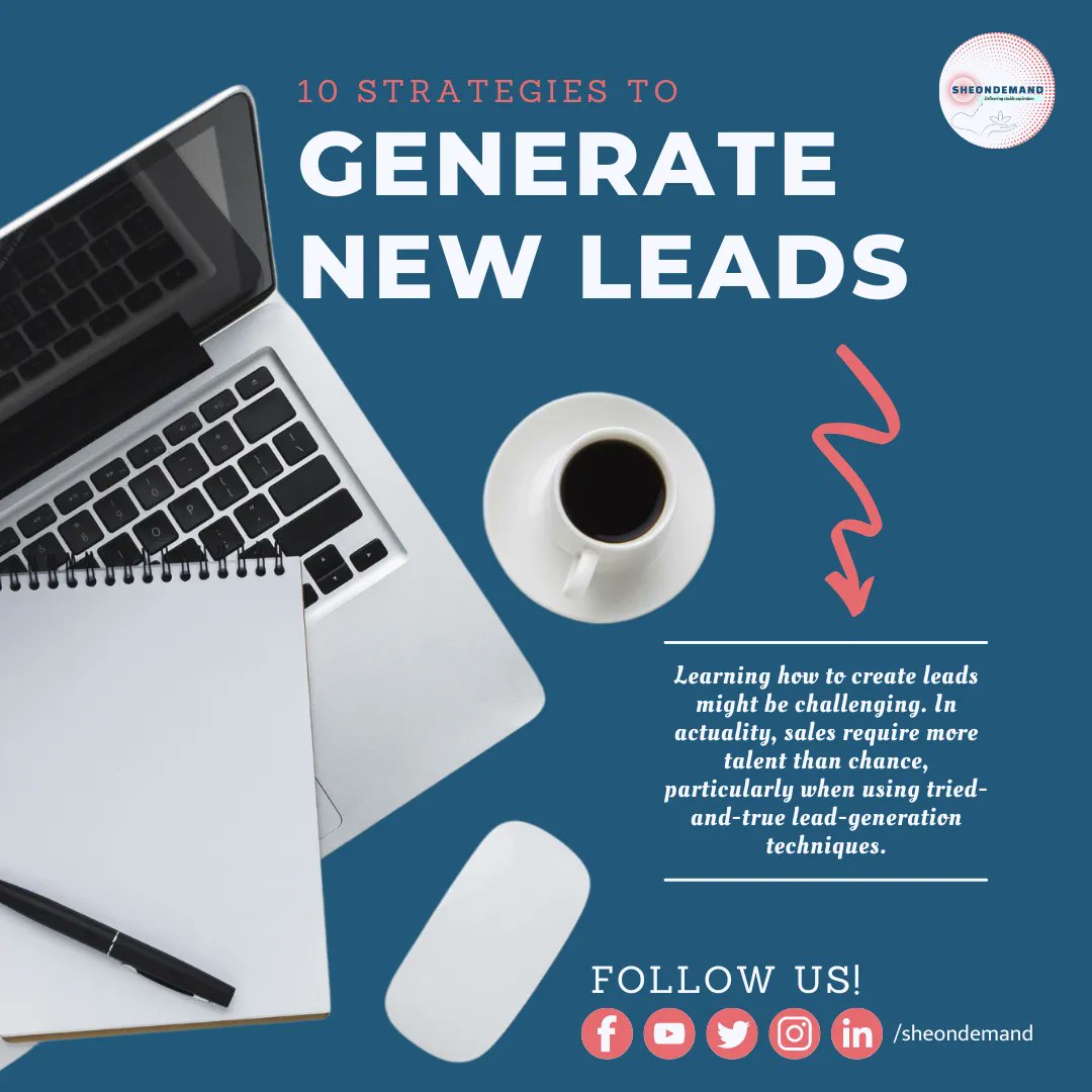 sheondemand's tweet photo. Learning how to create leads might be challenging 🧐. In actuality, sales require more talent than chance, particularly when using tried-and-true lead-generation  techniques.

#sheondemand #sheondemandva #sheondemandcervices #sheondemandvirtualassist #deliveringstableaspiration https://t.co/hdDPqFDMVq