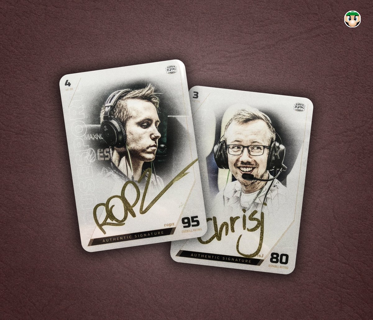lu1gi_csgo's tweet photo. Which duo you choosing? π
#KolexCards #csgocards #CSGO #eSports #thehobby #whodoyoucollect #navination #vamouz #LETSGOLIQUID #astralisfamily #collectibles #gaming #tradingcards #sportscards #counterstrike #HLTV #IEM #BLASTPremier https://t.co/B4VcH4ZgTs