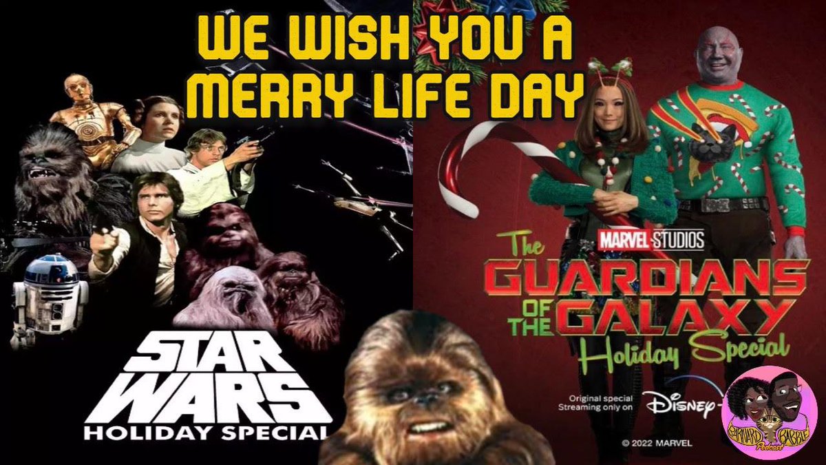 BarnardBabble's tweet image. Newest podcast Ep is up on YouTube!! We tortured ourselves with the Star Wars Holiday Special just for you! Merry Christmas! Listen/Like/Subscribe 🎄🎅🏾 youtu.be/hsSQTUPxdQU #StarWars #GuardiansoftheGalaxyHolidaySpecial #podcast #MovieReviews