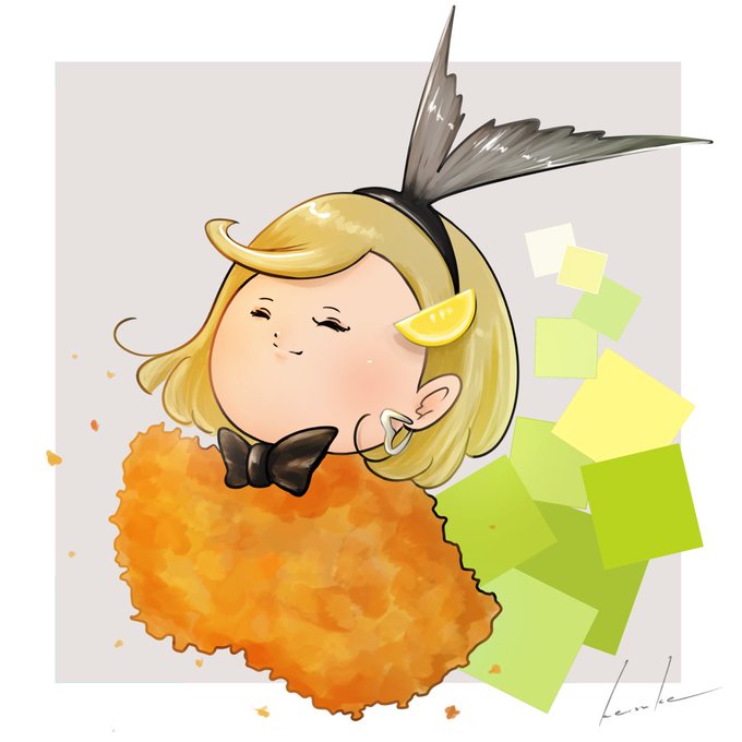「blonde hair tempura」 illustration images(Latest)