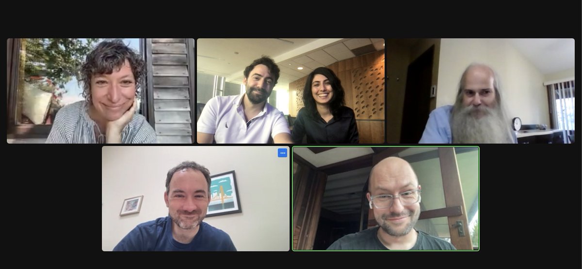 Zoom screenshot after my PhD defense with my thesis committee.