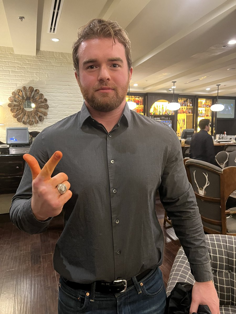 ShannaLewis1's tweet photo. My baby got his ring tonight! #OKStateRing @OKStateAlumni https://t.co/13o3cRp9rW