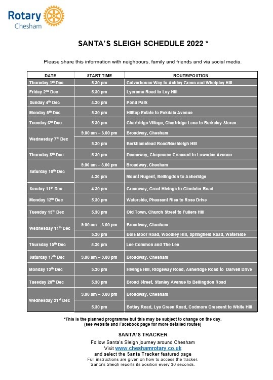 CheshamRotary tweet media