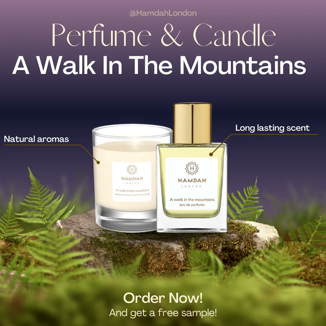 HamdahLondon's tweet photo. Transcend, Relax and Awaken with A Walk In The Mountains: top notes of zesty citrus and subtle rosemary, and is finished with musky sandalwood.
#HamdahLondon #AWalkInTheMountains #candle #handpoured #scentedcandles #scentedcandle #candlelover #diycandle #handmadecandles https://t.co/tLOtfT3eAv