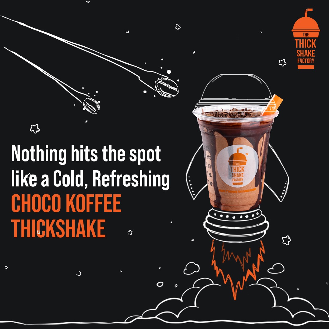 A rich blend of Choco and a strong kick of Coffee, you're already visualizing the shake, right?
Get yours on Swiggy and Zomato or head to the nearest store!
Avail a Flat 50% off, ordering on the Official site!
Link below.
order.thethickshakefactory.com

#TheThickshakeFactory #Thickshake