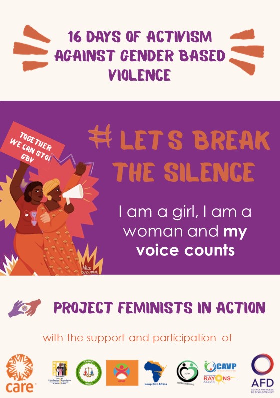 LeapGirlAfrica's tweet photo. #Day14
#16DaysOfActivismAgainstGBV 
#BreakTheSilence. Believe survivors instead of blaming them. It is no girl or woman's fault that she experienced violence. The voices of girls and women MUST count. We can no longer afford to end up as mere statistics.
#FeministesEnAction https://t.co/gSxxb0i1hD