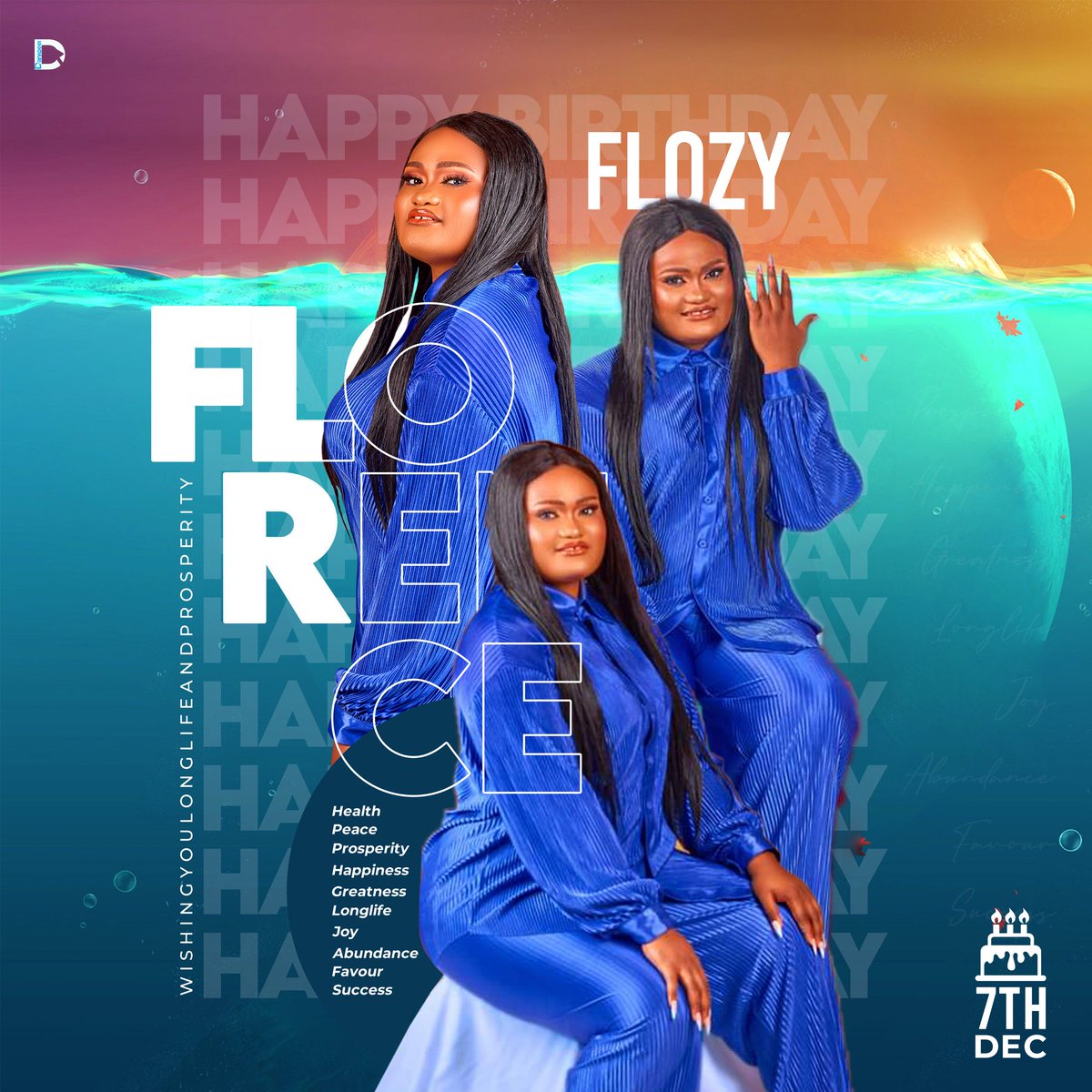 danigeei's tweet photo. Don't count your days, make your days count.

Birthday E-Flier for Florence John

Designed with Photoshop CC 2019

#birthdayposter #giveyourbrandaface #danigeei #graphicdesigner #design #art #illustration #logo #branding #designer #digitalart #photoshop #explorepage https://t.co/fMnXPQ5hIs