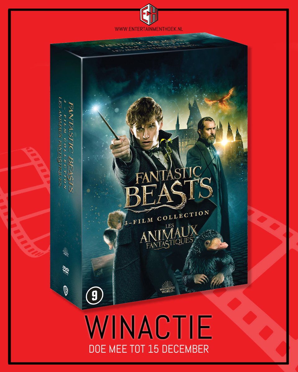 WINACTIE | FANTASTIC BEASTS

Verlies jezelf in de Wizarding World! Dit jaar kregen we eindelijk de langverwachte conclusie van de #FantasticBeasts-trilogie. Herbeleef de reeks opnieuw met de DVD boxset. Reageer hieronder met #winfantasticbeasts en doe mee!
entertainmenthoek.nl/winactie-fanta…
