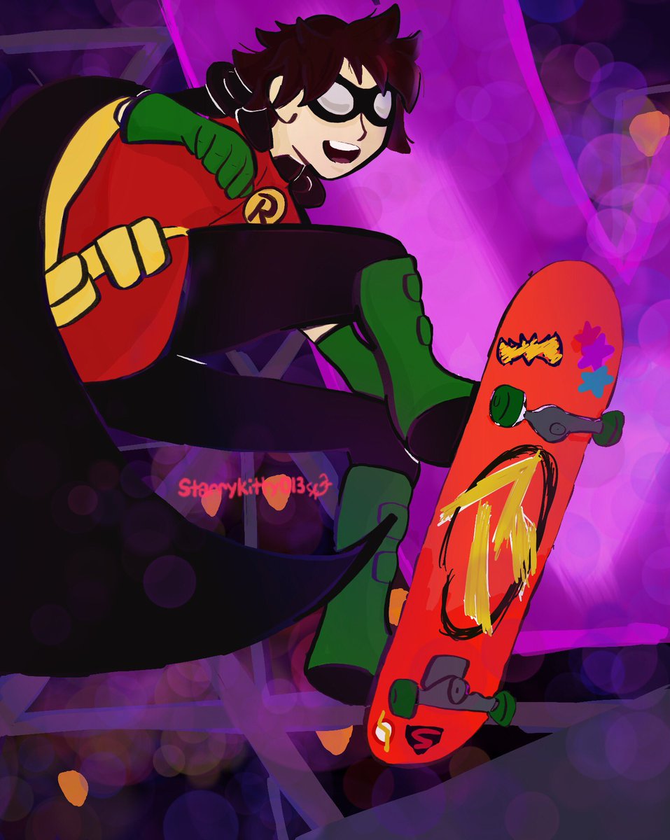 StarryKitty013's tweet image. I have no idea what I’m doing 
#timedrake #robin #dc