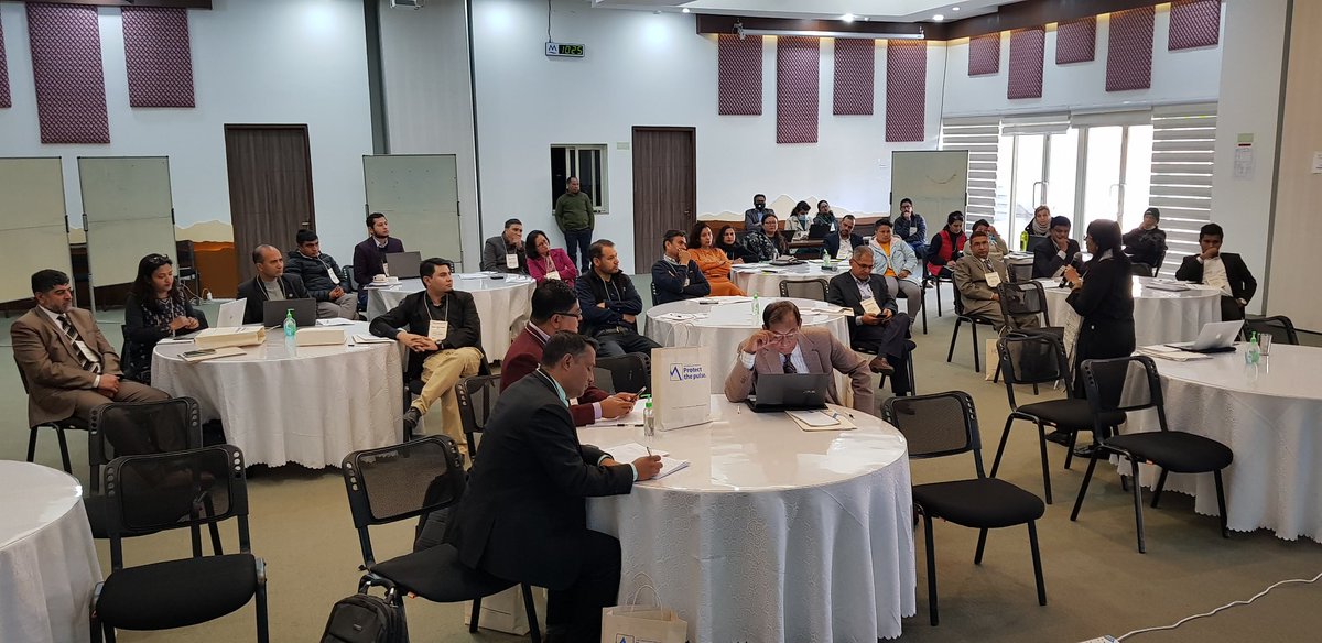 arunbshrestha's tweet photo. Ongoing - consultation on #multihazardrisk and #LnD with @NDRRMA_Nepal. Contributions of many experts inputs we hope to come up with a #stateofart assessment framework on #HKHmultihazardLnD https://t.co/gYqY0ZrFzA