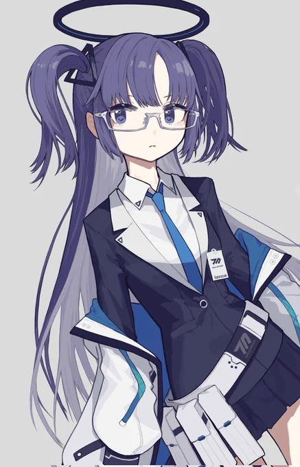 メガネ#ブルアカ #早瀬ユウカ 