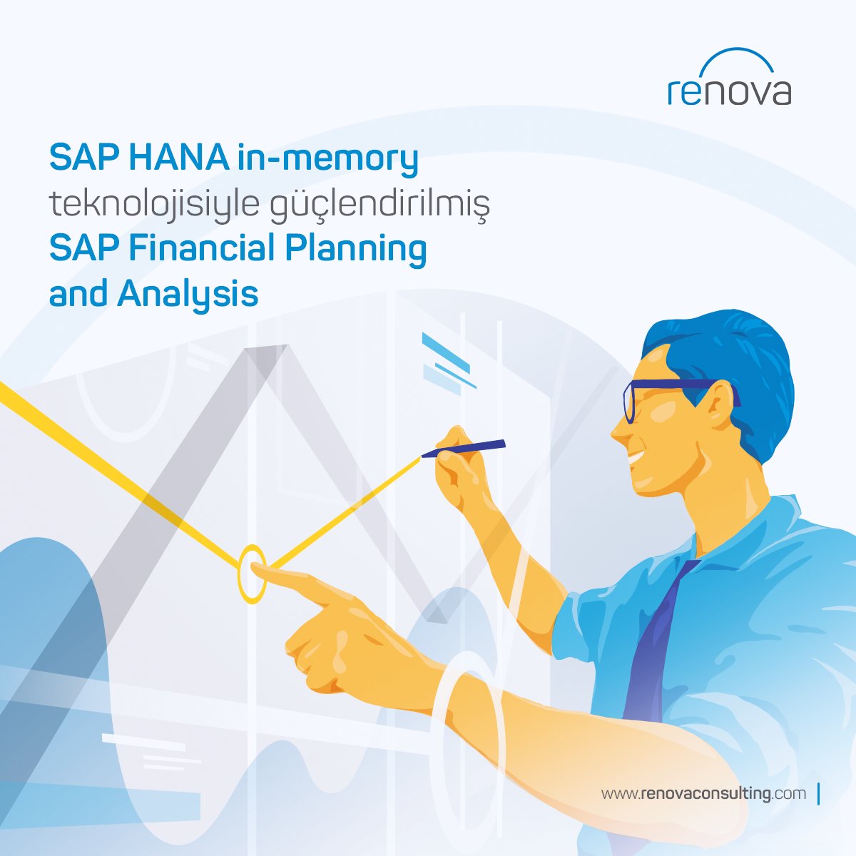 Finansal planlama, bütçeleme ve tahmin süreçlerini hatasız gerçekleştirmek için Renova uzmanları tarafından sağlanan SAP FP&amp;A ile tanışın! 

Veri doğrulama ve konsolide etme,
Planlama ve takip,
Performans takibi ve analiz.

Dahası mı?
Bir Renova uzmanı ile görüşün.