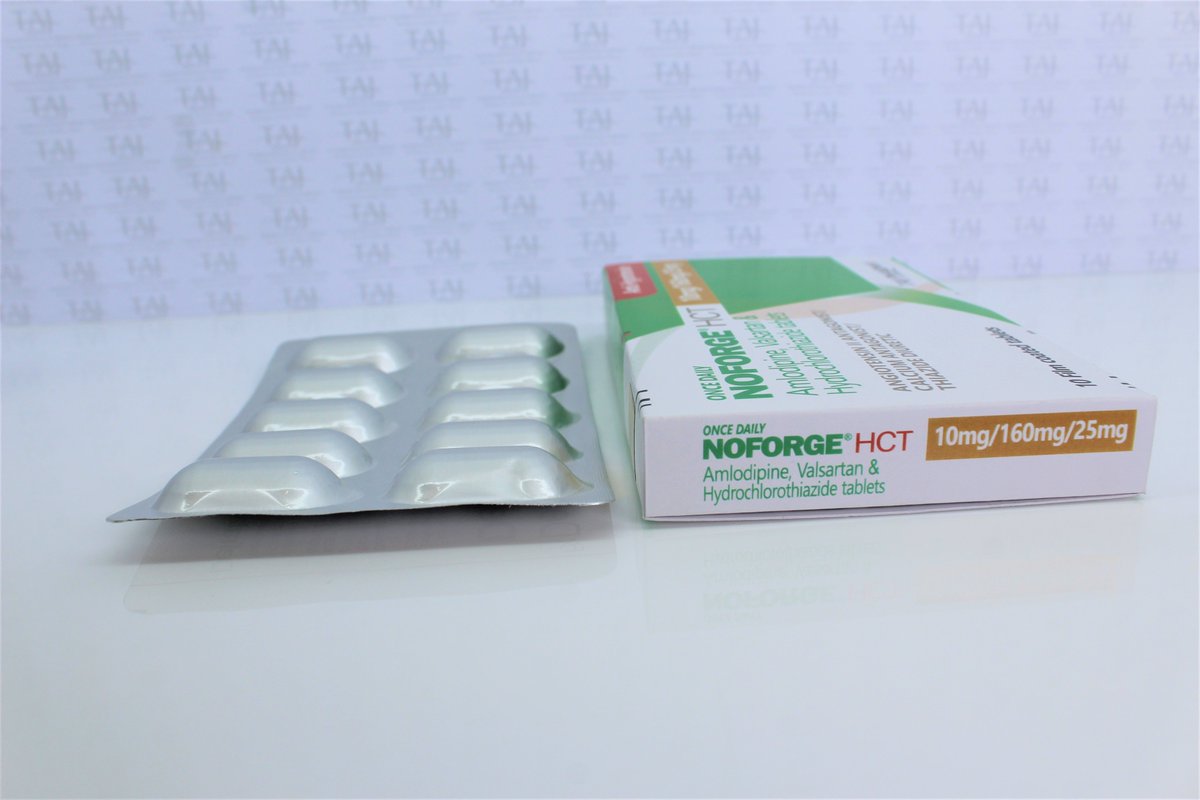 TAJPHARMACEUTI1's tweet photo. #Amlodipine-#valsartan-#hydrochlorothiazide #tablet is used to treat high blood pressure. Lowering high blood pressure helps prevent strokes, heart attacks, and kidney problems.
#Noforge #Tajpharma #manufacturers #Generic https://t.co/hHfnGm4Wj8