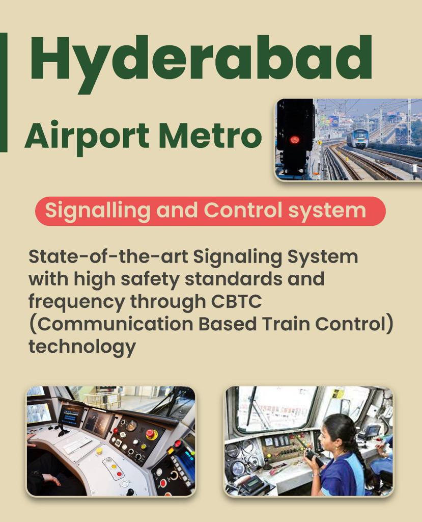 High Speed Airport Metro. Taking the Metro to New Horizons #HAML #HyderabadForgingAhead