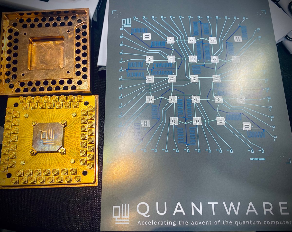zlatko_minev's tweet photo. Wonderful to see #quantum #chip by #european #foundary QuantWare
designed using #QiskitMetal.
When I started Metal ~3 years ago ago, couldn’t have anticipated just how quickly the #community would grow
#quantumcomputing #Q2B https://t.co/KtXhxOGVpY