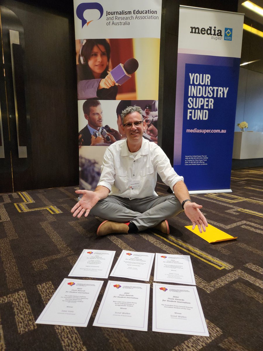 Richard John Murray (@chopstercles) on Twitter photo UQ students clean up at the <a href="/JERAAus/">JERAA</a> student journalism awards. Shout out to Scout Wallen for winning Australian student journalist of the year! Massive result for UQ Journalism and <a href="/Caro_e_graham/">Caroline Graham</a> for making this happen. <a href="/UQCom_Arts/">UQ Communication & Arts</a> @HASSUQ <a href="/bronwynlea/">Bronwyn Lea</a> @heatherzwicker UQ students clean up at the <a href="/JERAAus/">JERAA</a> student journalism awards. Shout out to Scout Wallen for winning Australian student journalist of the year! Massive result for UQ Journalism and <a href="/Caro_e_graham/">Caroline Graham</a> for making this happen. <a href="/UQCom_Arts/">UQ Communication & Arts</a> @HASSUQ <a href="/bronwynlea/">Bronwyn Lea</a> @heatherzwicker