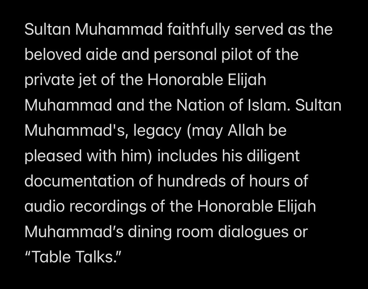 THEMTableTalks's tweet photo. Sultan Muhammad was born in the home of his grandfather – the Hon. Elijah Muhammad - on this day December, 7th 1950, the 3rd son to Jabir-Herbert (Personal Manager of 3 time heavy-weight champion Muhammad Ali) and Aminah Antonia Muhammad.
https://t.co/aCTH9XsSUA
#THEMTableTalks https://t.co/Lz6GRgk1RC