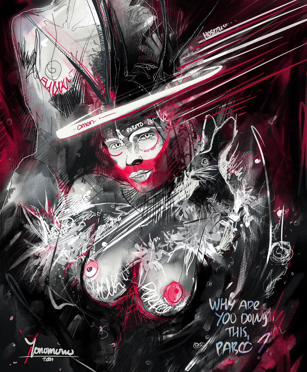 My dark fantasies! Available as #NFT #nftart #nude