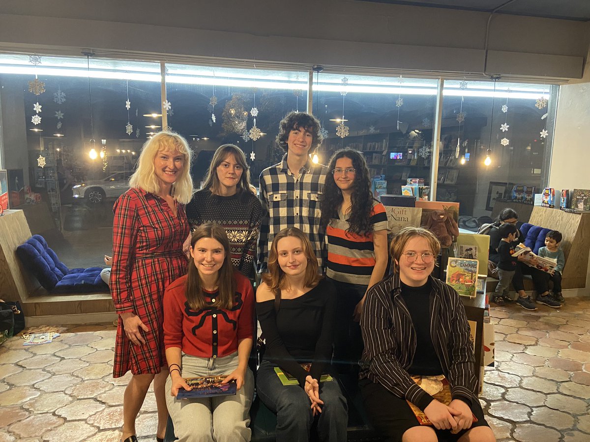 Dr. Gautreaux (@lesgautreaux) on Twitter photo Super proud of my <a href="/AHHSmules/">AHHS Mules</a> Literati Club students who hosted a holiday storybook reading at <a href="/NowhereBookshop/">NowhereBookshop</a>. We had an awesome turnout. Super proud of my <a href="/AHHSmules/">AHHS Mules</a> Literati Club students who hosted a holiday storybook reading at <a href="/NowhereBookshop/">NowhereBookshop</a>. We had an awesome turnout.