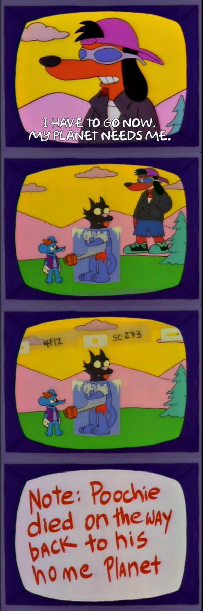 The_Real_CV4's tweet photo. @GreatBrianLast was this Simpsons episode the inspiration for that Regal segment? https://t.co/TcvlooXhyo