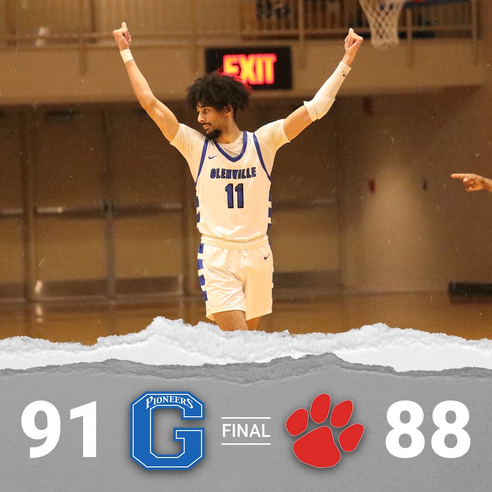 Pioneers WIN 91-88 against the Frostburg State University Bobcats‼️🏀 3 straight wins for the Pioneers!!!
📊Jacquez Yow with 31 PTS and 8 REB
📊Freddie Word 17 PTS, 10 AST, and 8 REB
📊Turbo Smith 14 PTS, 7 REB, and 6 AST