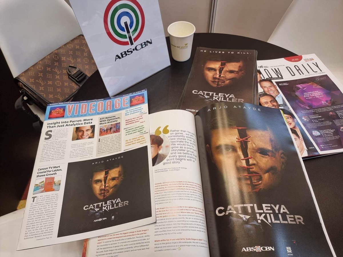 From the French Riviera to Southeast Asia — ABS-CBN International Productions’ & One Nathan Studios’ Cattleya Killer continues its journey and aspiration to showcase Pinoy talent to the global market! #asiantvforum #atf2022 #CattleyaKiller #CongressmanArjoAtayde