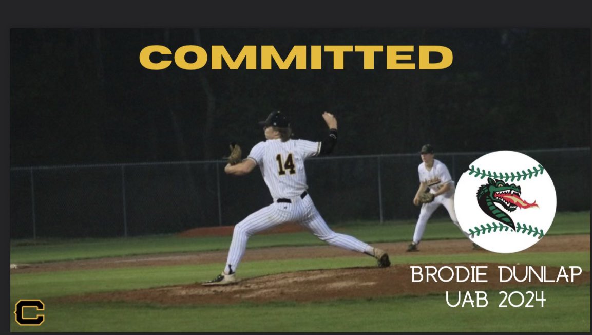 BrodieDunlap18's tweet image. Excited to announce my commitment to UAB. All praise and glory to God for giving me the ability. Thank you to my coaches and my family for this opportunity and the support. Go Blazers 🐉 @UAB_Baseball @coachcaseyUAB @Corner_Baseball @CalebHoyle8 @Rbowen31 @ExcelBaseball