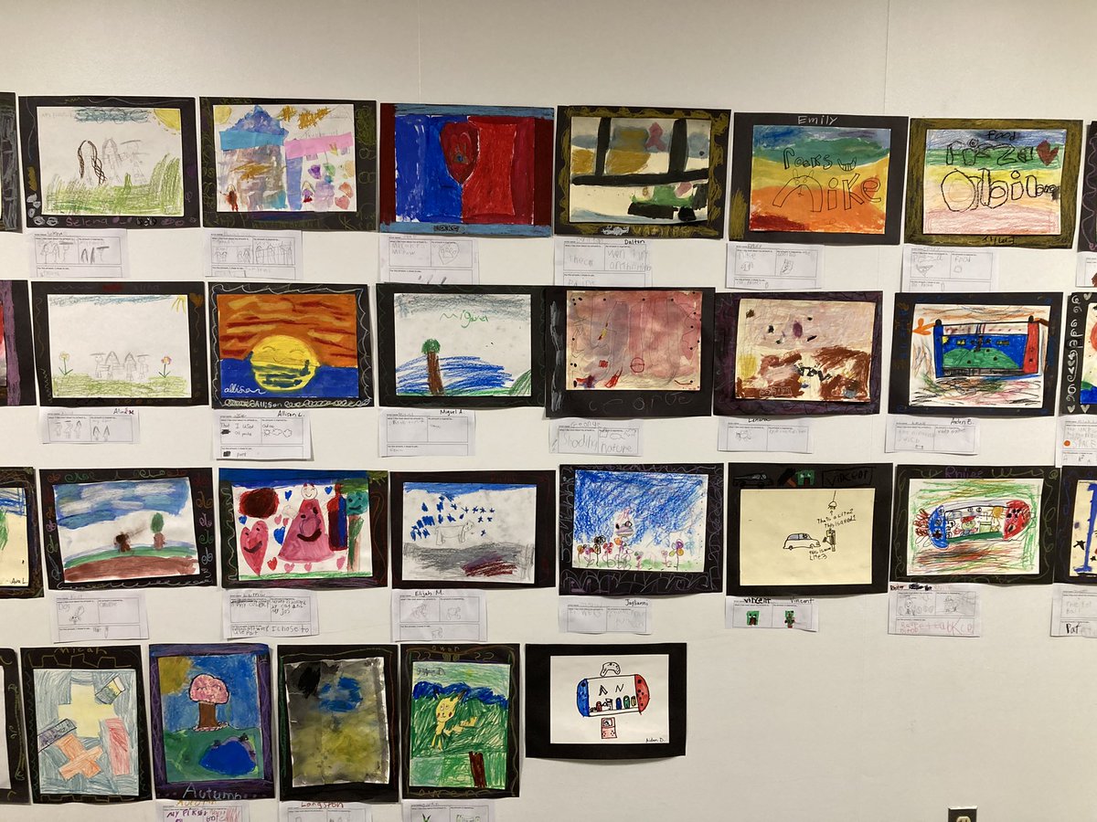 Inspired artwork from our Disney Dragons on display in the halls. #GCpride