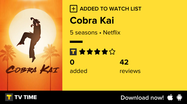 Dannn_SP's tweet photo. I've just started following Cobra Kai https://t.co/dNLgH4nEy0 #tvtime https://t.co/O9rIkEp1Ie