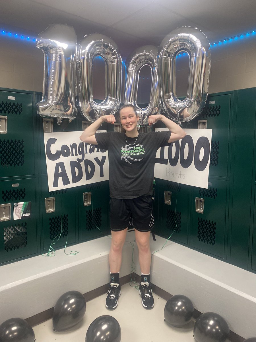 Lady Panther WBB (@ladypantherbb) on Twitter photo Congrats to our very own <a href="/Addy_Brown24/">Addy Brown</a> for reaching 1000 career points!
Addy - thank you for having an #Uncommon mindset, building a #Legacy and embodying a #NoPlaysOff commitment! Your teammates, coaches, and, Panther Nation is proud of you. #BridgeBuilder Congrats to our very own <a href="/Addy_Brown24/">Addy Brown</a> for reaching 1000 career points!
Addy - thank you for having an #Uncommon mindset, building a #Legacy and embodying a #NoPlaysOff commitment! Your teammates, coaches, and, Panther Nation is proud of you. #BridgeBuilder